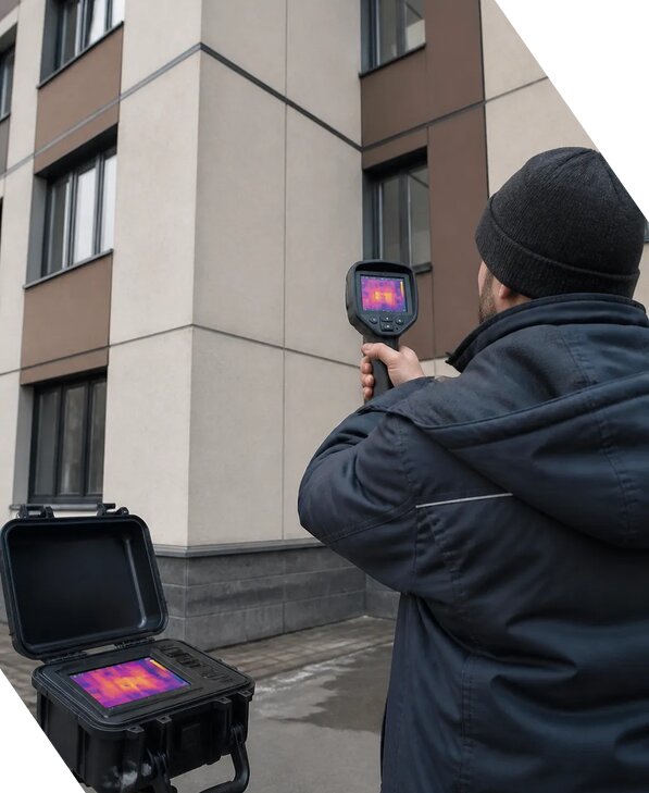 Тепловизионное обследование зданий и сооружений в Чайковском